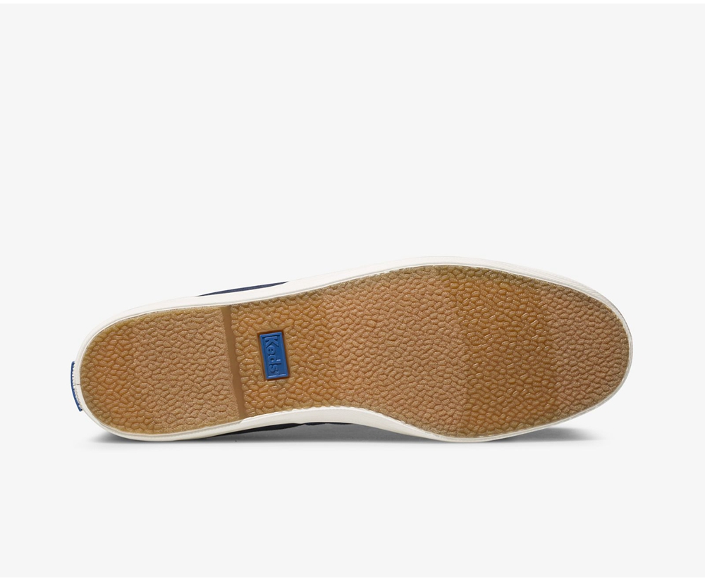 Slip Ons Keds Femme Bleu - Chillax Seasonal Washable - 850-TDMNEP